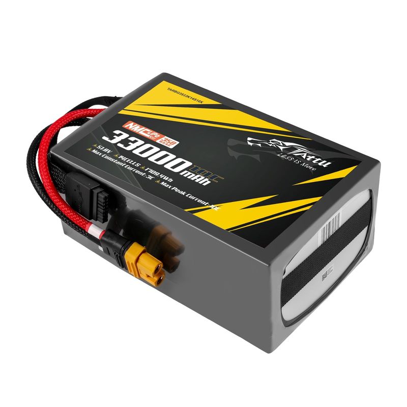 Tattu 33000mAh 14S 10C 51,8V LiPo-batteri – AS150U-F kontakt – semisolid (350Wh/kg)