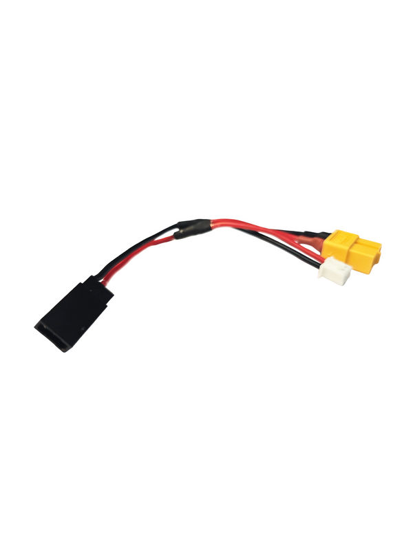 Gens ace XT60 hona, JST-XHR-2P to JR-3P hane adapter, 100mm