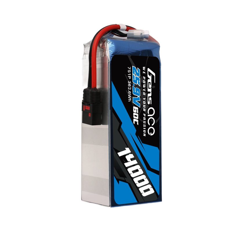 Gens ace 14000mAh 7S 60C 25,9V LiPo-batteri – QS8 kontakt – Heli