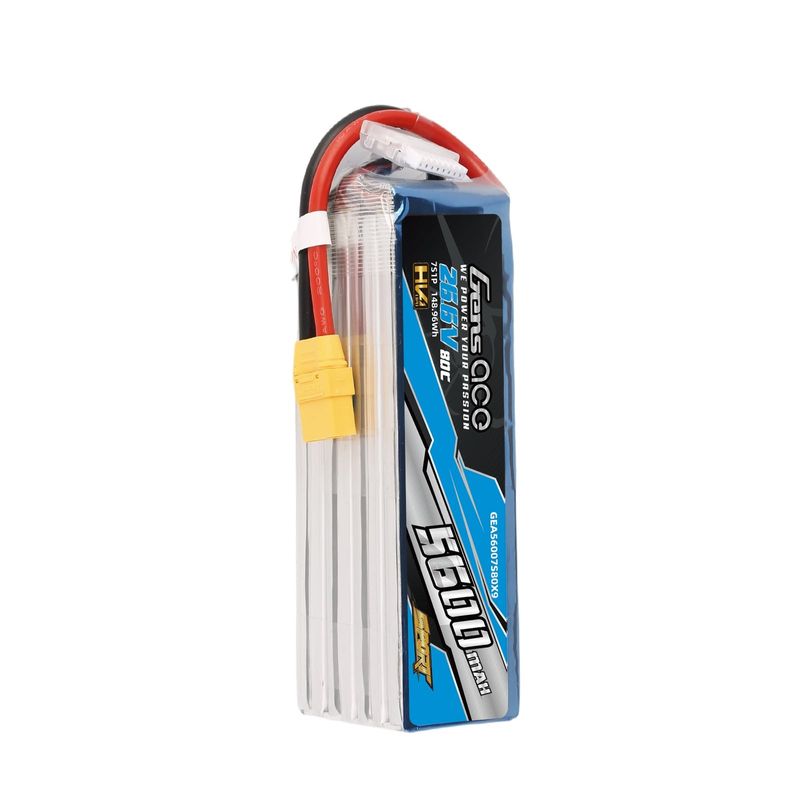 Gens ace 5600mAh 7S 80C 26,6V(HV) LiPo-batteri – XT90 kontakt – Sport
