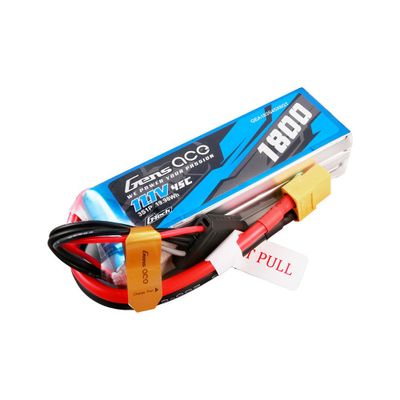 Gens ace 1800mAh 3S 45C 11,1V LiPo-batteri – XT60 kontakt – Ace Classic