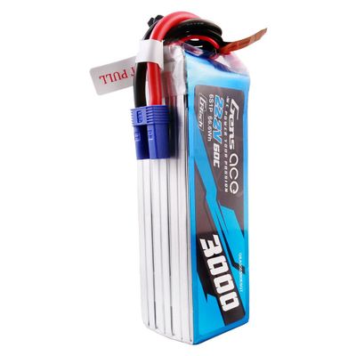 Gens ace 3000mAh 6S 60C 22,2V LiPo-batteri – EC5 kontakt – Ace Classic