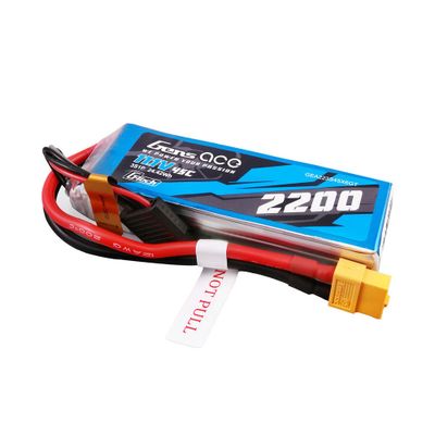 Gens ace 2200mAh 3S 45C 11,1V LiPo-batteri – XT60 kontakt – Heli