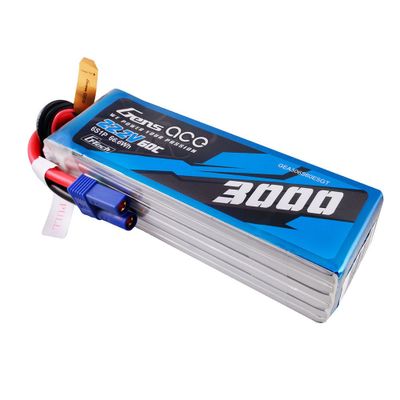 Gens ace 3000mAh 6S 60C 22,2V LiPo-batteri – EC5 kontakt – Ace Classic