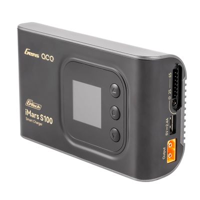 Gens ace iMars S100 smart batteriladdare – AC 100W – 10A – 2-6S – svart