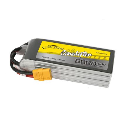 Tattu 6000mAh 8S 150C 29,6V LiPo-batteri – XT90-S kontakt – Cinelifter