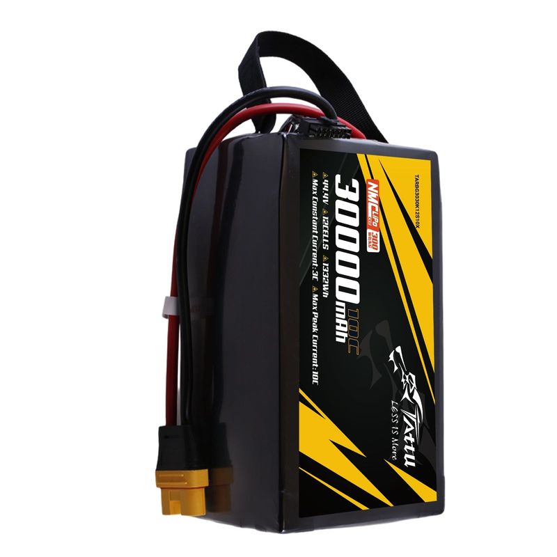 Tattu 30000mAh 12S 10C 44,4V LiPo-batteri – AS150U-F kontakt – semisolid
