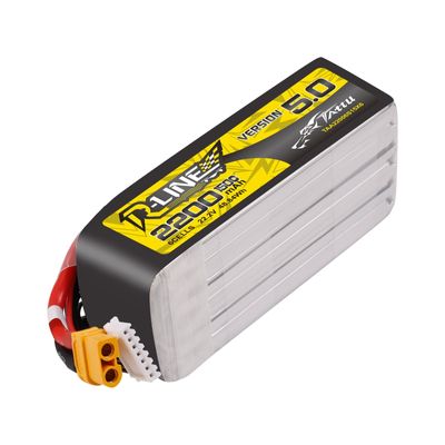 Tattu 2200mAh 6S 150C 22,2V LiPo-batteri – XT60U-F kontakt – R-Line 5,0