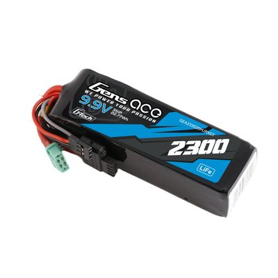 Gens ace 2300mAh 3S 20C 9,9V LiFe-batteri – sändare/mottagare