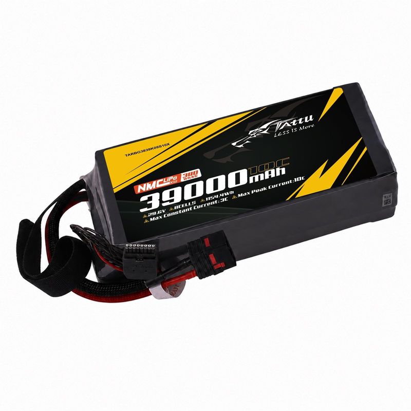 Tattu 39000mAh 8S 10C 29,6V LiPo-batteri – QS8-S kontakt – semisolid