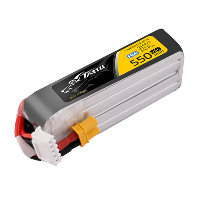 Tattu 550mAh 4S 95C 15,2V(HV) LiPo-batteri – XT30 kontakt – FPV Classic
