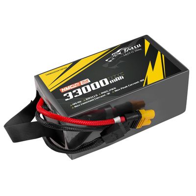 Tattu 33000mAh 12S 10C 44,4V LiPo-batteri – AS150U-F kontakt – semisolid (350Wh/kg)