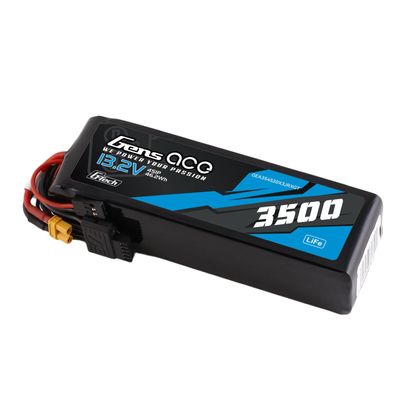 Gens ace 3500mAh 4S 20C 13,2V LiFe-batteri – XT30 kontakt – sändare/mottagare