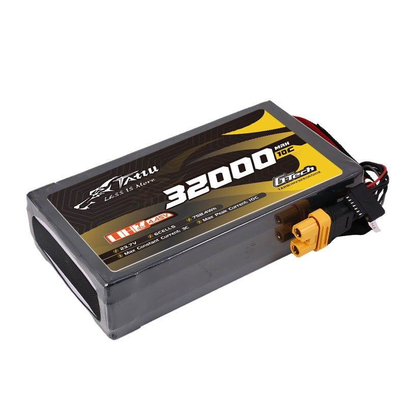 Tattu 32000mAh 6S 10C 23,7V(UHV) LiPo-batteri – XT90S-F kontakt – UAV Classic