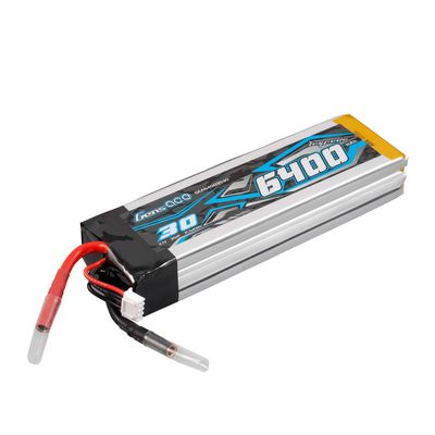 Gens ace 6400mAh 3S 30C 11,1V LiPo-batteri – 4,0mm Bullet – Boat