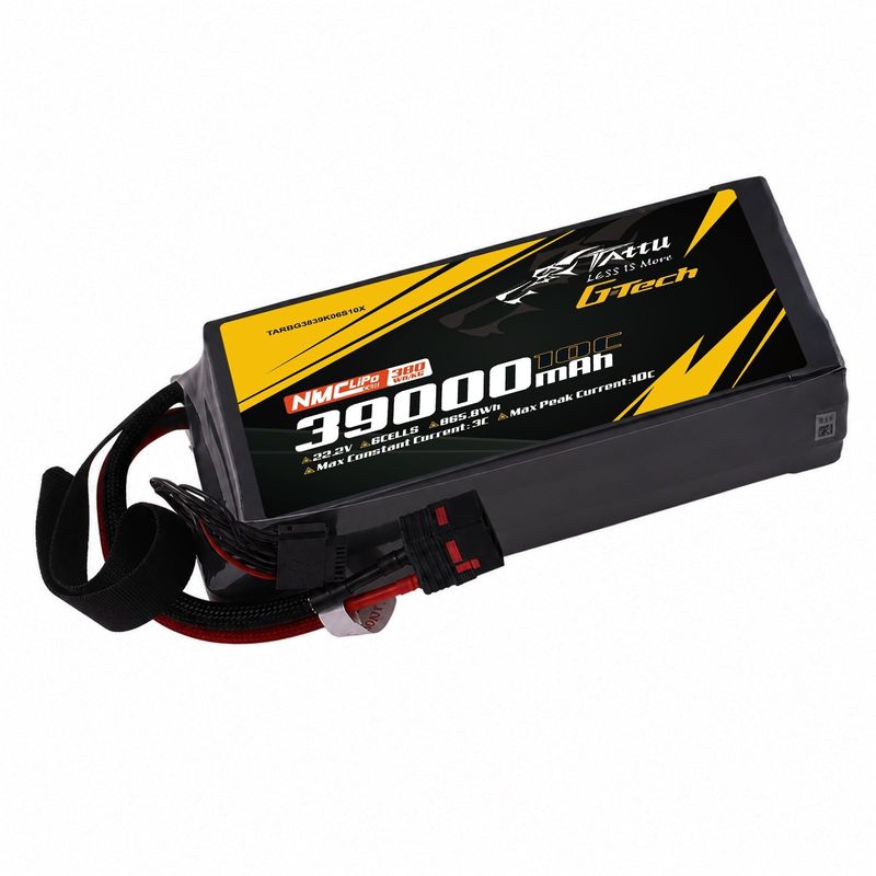 Tattu 39000mAh 6S 10C 22,2V LiPo-batteri – QS8-S kontakt – semisolid