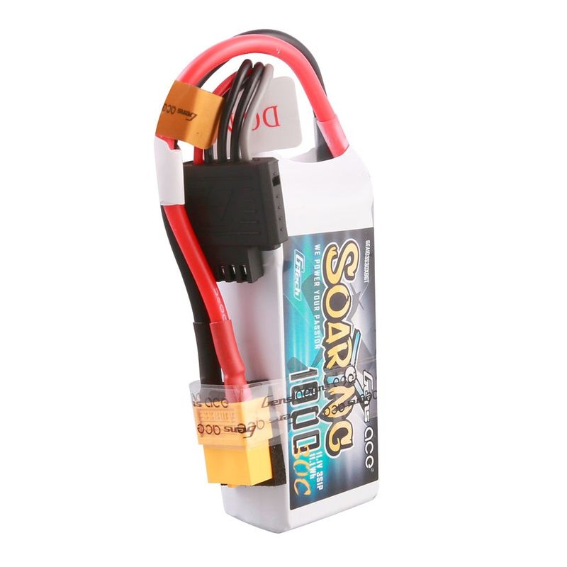 Gens ace Soaring 1000mAh 3S 11,1V 30C LiPo-batteri med XT60 – produktbild 3