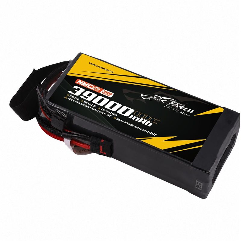 Tattu 39000mAh 8S 10C 29,6V LiPo-batteri – QS8-S kontakt – semisolid