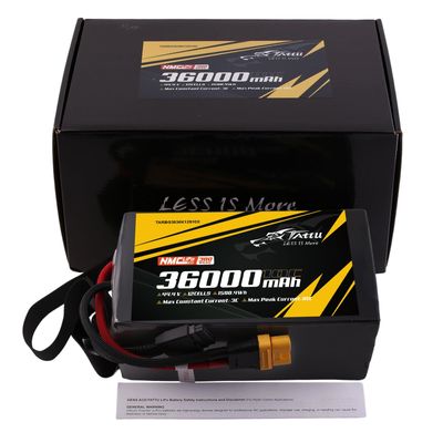 Tattu 36000mAh 12S 10C 44,4V LiPo-batteri – AS150U-F kontakt – semisolid