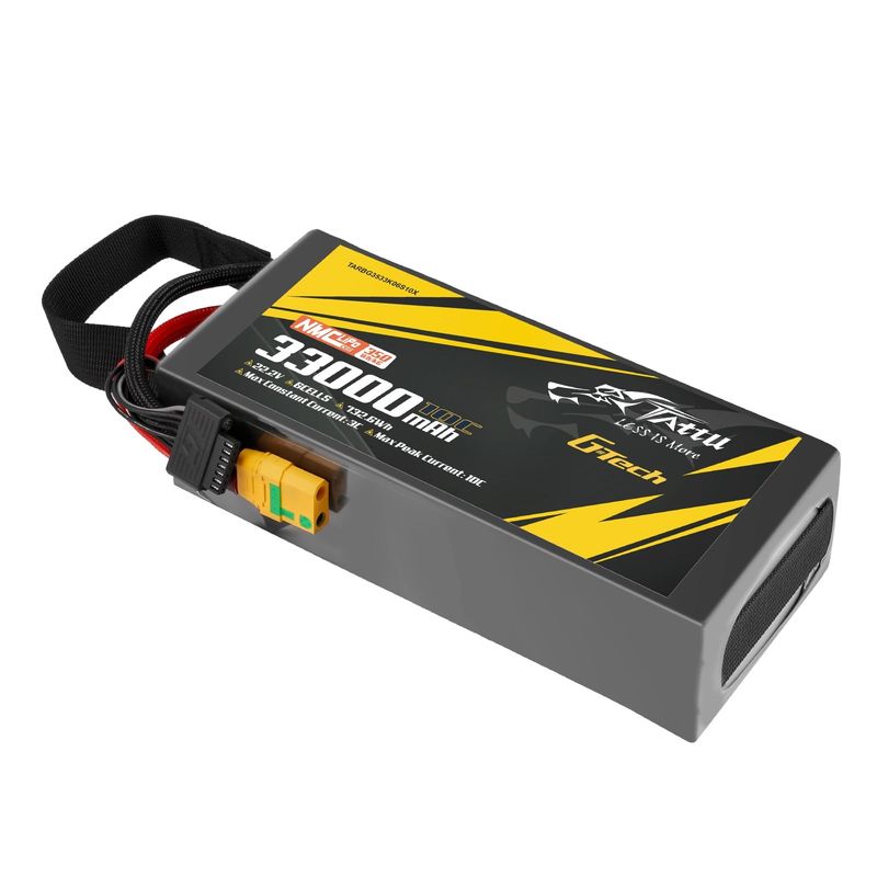 Tattu 33000mAh 6S 10C 22,2V LiPo-batteri – XT90-S kontakt – semisolid (350Wh/kg)