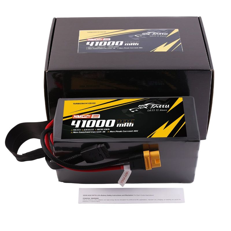 Tattu 41000mAh 12S 10C 44,4V LiPo-batteri – AS150U-F kontakt – semisolid