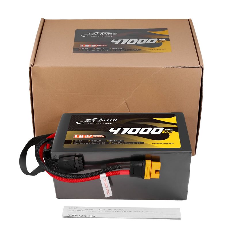 Tattu 41000mAh 12S 10C 47,4V(UHV) LiPo-batteri – AS150U-F kontakt – UAV Classic