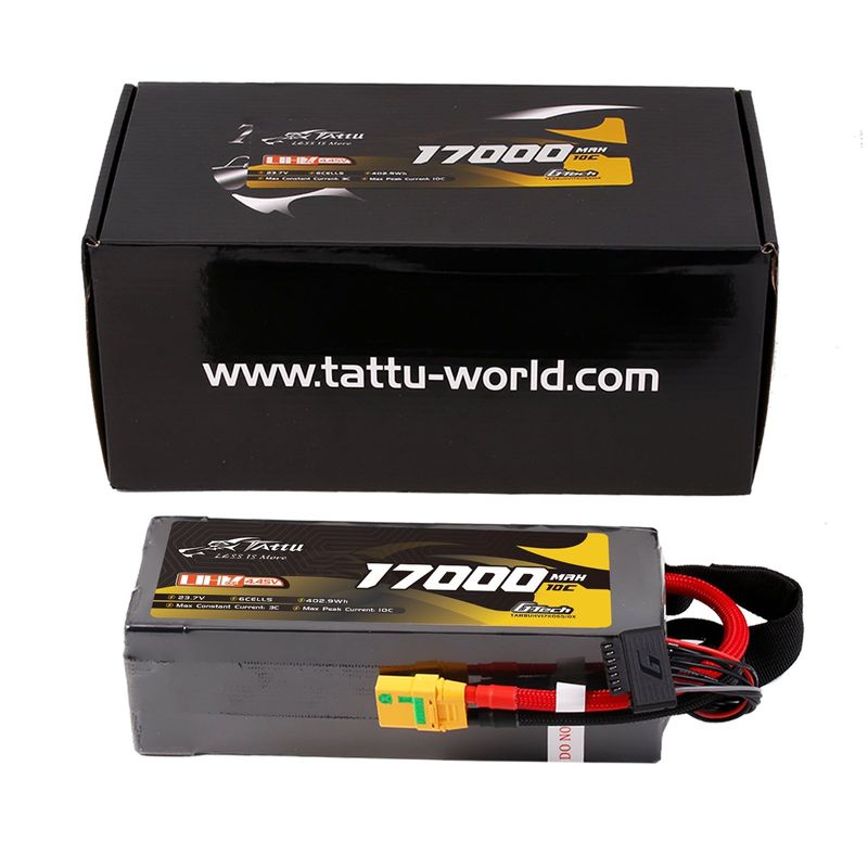 Tattu 17000mAh 6S 10C 23,7V(UHV) LiPo-batteri – XT90S-F kontakt – UAV Classic