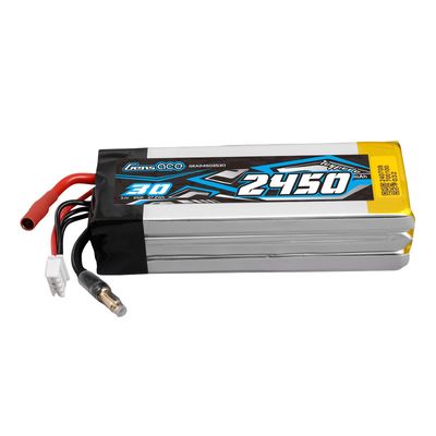 Gens ace 2450mAh 3S 30C 11,1V LiPo-batteri – 3,5mm Bullet+3,5mm Stecker – Boat