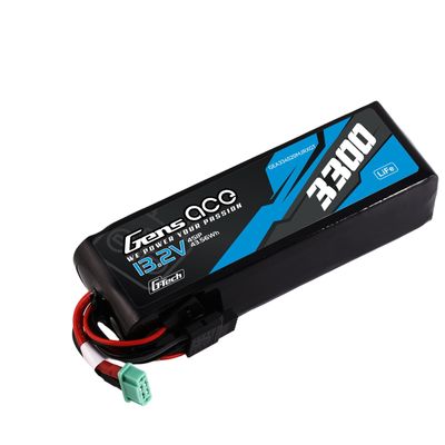 Gens ace 3300mAh 4S 20C 13,2V LiFe-batteri – sändare/mottagare