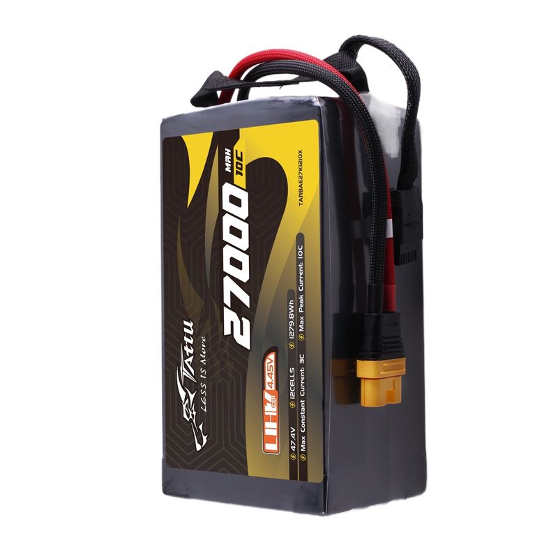 Tattu 27000mAh 12S 10C 47,4V(UHV) LiPo-batteri – AS150U-F kontakt – UAV Classic
