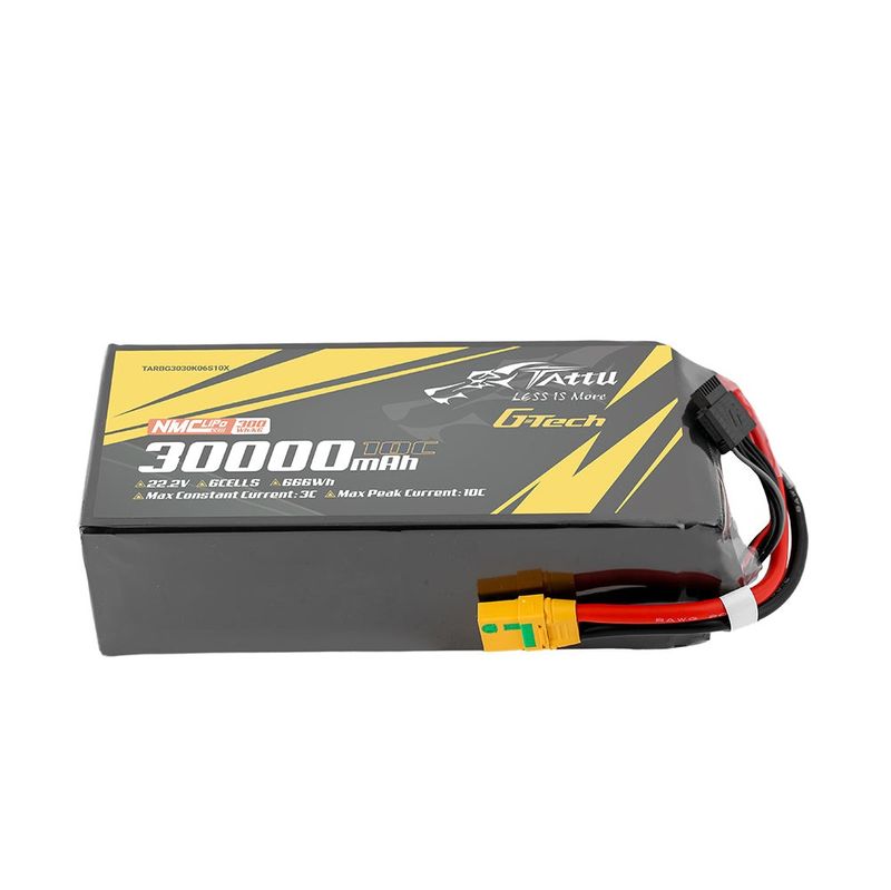 Tattu 30000mAh 6S 10C 22,2V LiPo-batteri – XT90S-F kontakt – semisolid