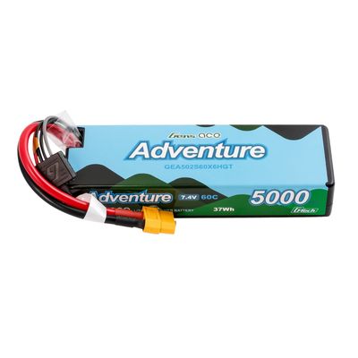 Gens ace 5000mAh 2S 60C 7,4V LiPo-batteri – XT60 kontakt – Adventure