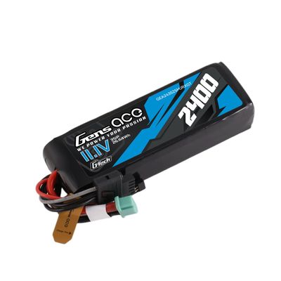 Gens ace 2400mAh 3S 25C 11,1V LiPo-batteri – sändare/mottagare