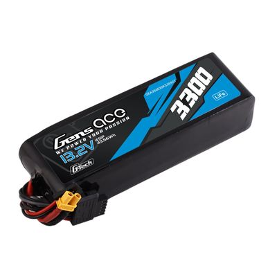 Gens ace 3300mAh 4S 20C 13,2V LiFe-batteri – XT30 kontakt – sändare/mottagare