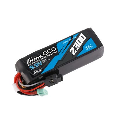 Gens ace 2300mAh 3S 20C 9,9V LiFe-batteri – sändare/mottagare