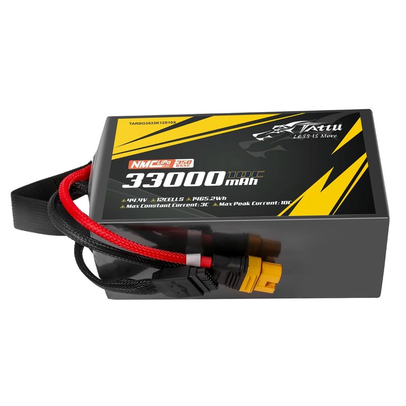 Tattu 33000mAh 12S 10C 44,4V LiPo-batteri – AS150U-F kontakt – semisolid (350Wh/kg)