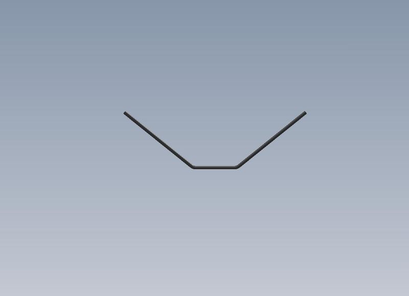 Anti-Roll Bar. Front. 2.4mm. Intech BR-6/BR-6E