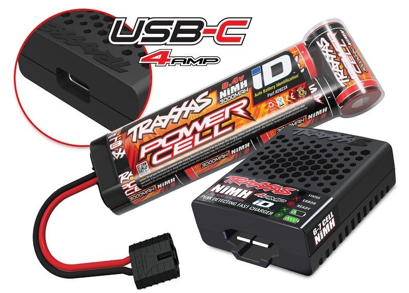 Rustler 2WD 1/10 RTR TQ EHD Borstad USB-C Med Batteri/Laddare