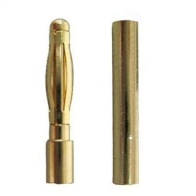 Guldkontakter 2,0mm (1 par)
