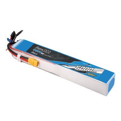 Gens ace 6000mAh 12S 80C 44,4V LiPo-batteri – XT90 kontakt – Sport (700 Helicopter)