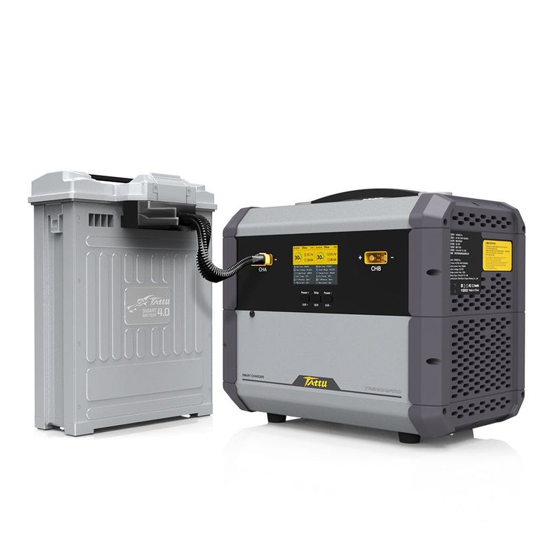 Tattu TA9000 Plus smart batteriladdare – 2 laddkanaler – AC 9000W – 120A – 12S-24S