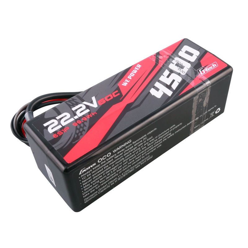 Gens ace 4500mAh 6S 60C 22,2V LiPo-batteri – XT90 kontakt – Hardcase – Car Classic