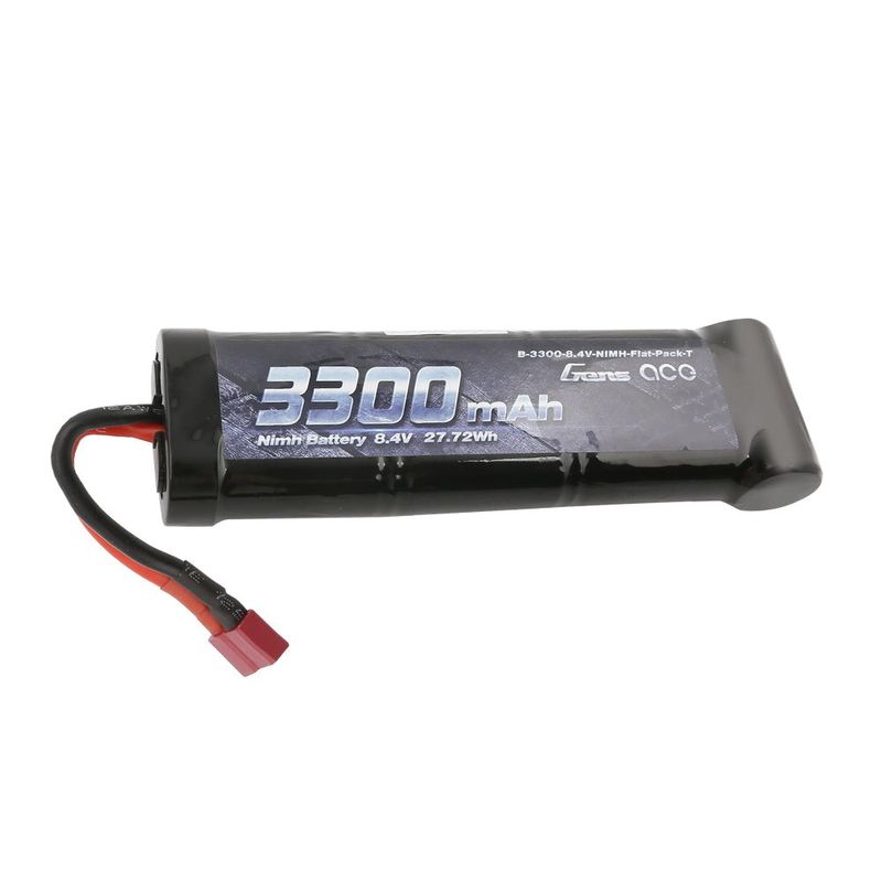 Gens ace 3300mAh 7S 8,4V Flat batteri – Deans kontakt – NiMH