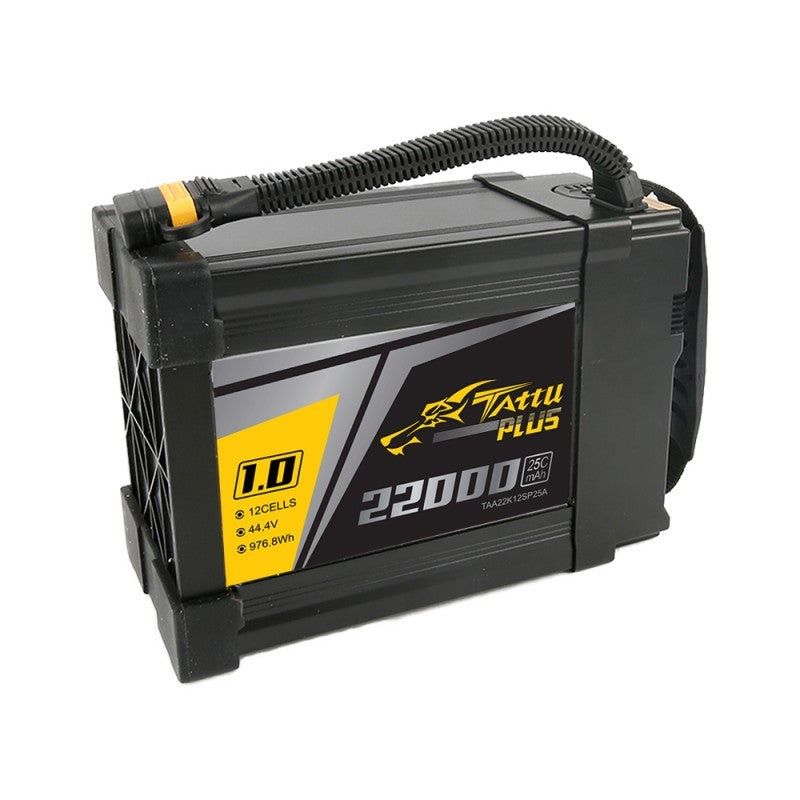 Tattu 22000mAh 12S 25C 44,4V LiPo-batteri – AS150U kontakt – Tattu 1,0