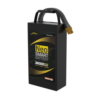 Tattu 36000mAh 12S 10C 44,4V smart LiPo-batteri – AS150U-F kontakt – Neo (Compact)