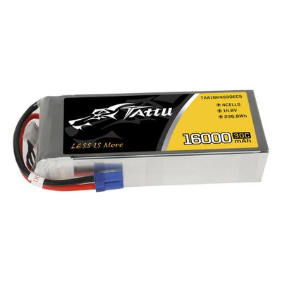 Tattu 16000mAh 4S 30C 14,8V LiPo-batteri – EC5 kontakt – UAV Classic
