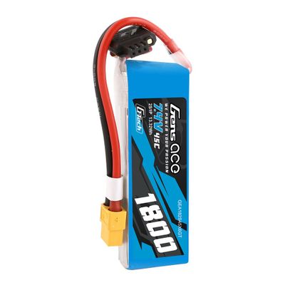 Gens ace 1800mAh 2S 45C 7,4V LiPo-batteri – XT60 kontakt – Ace Classic