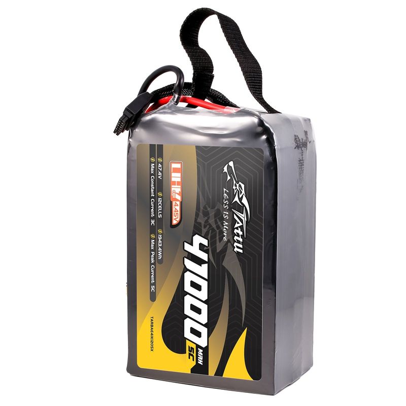 Tattu 41000mAh 12S 5C 47,4V(UHV) LiPo-batteri – AS150U-F kontakt – UAV Classic