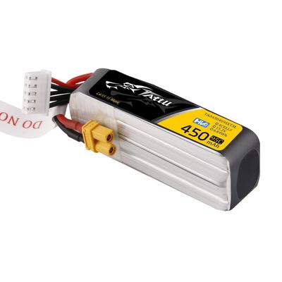 Tattu 450mAh 4S 95C 15,2V(HV) LiPo-batteri – XT30 kontakt – FPV Classic