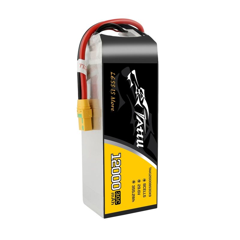 Tattu 12000mAh 8S 30C 29,6V LiPo-batteri – XT90-S kontakt – UAV Classic
